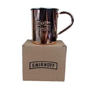Smirnoff 3" Mouth/430ML Copper (Moscow) Mule Mug- Brand New In Box